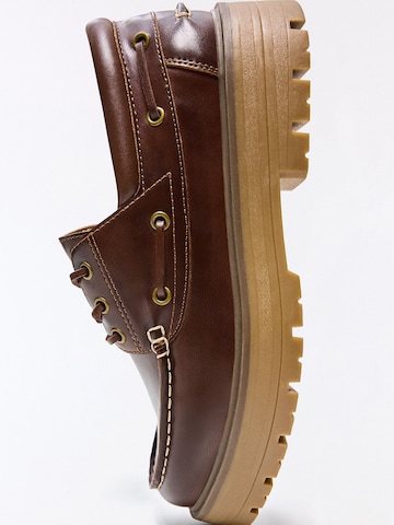 Mocassin Bershka en marron