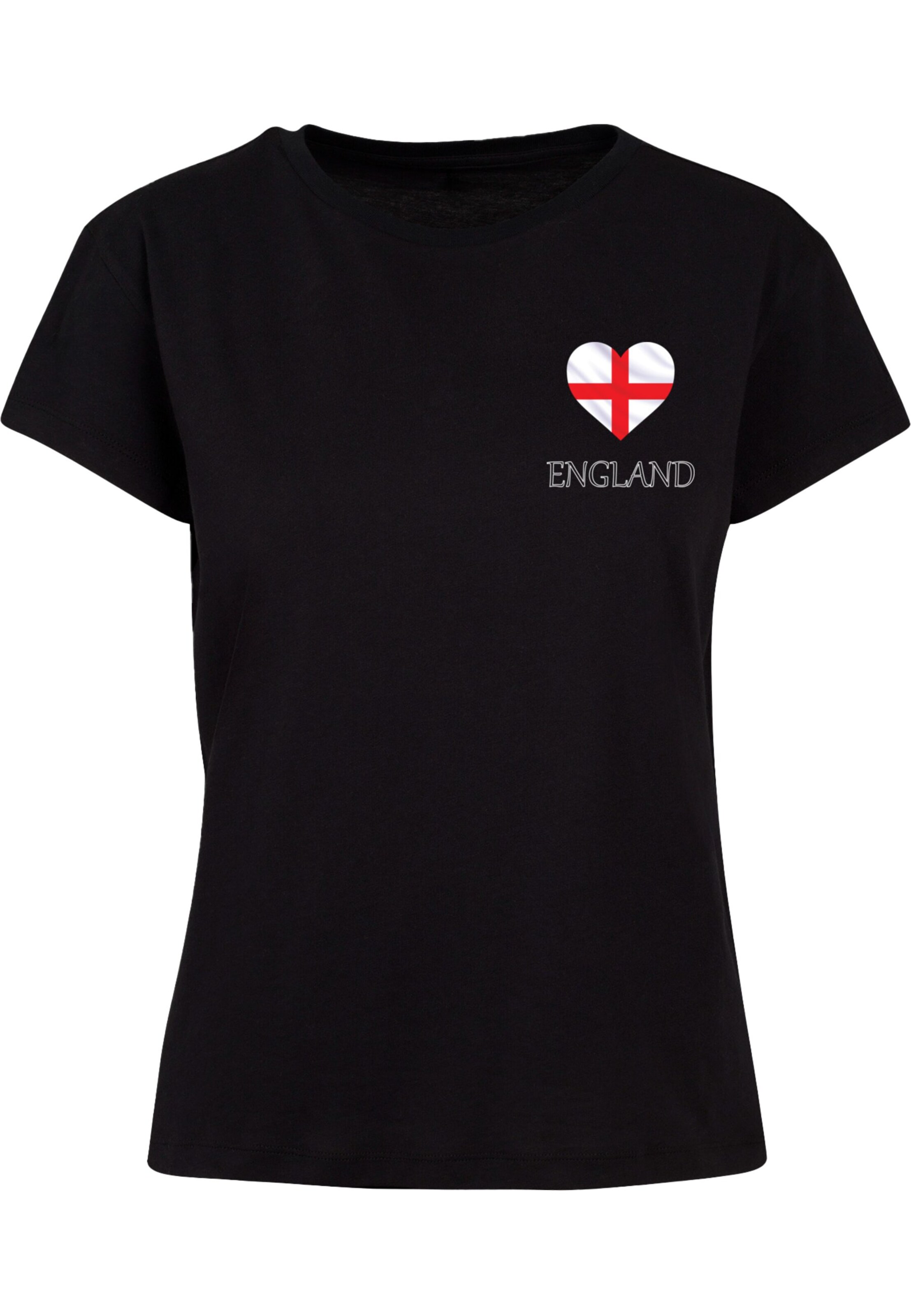 Merchcode Shirt 'Football - England' in Black: front