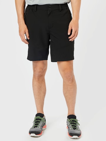 Whistler Regular Workout Pants in Black: front