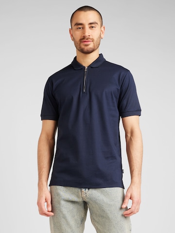 T-Shirt 'Polston 11' BOSS en bleu : devant