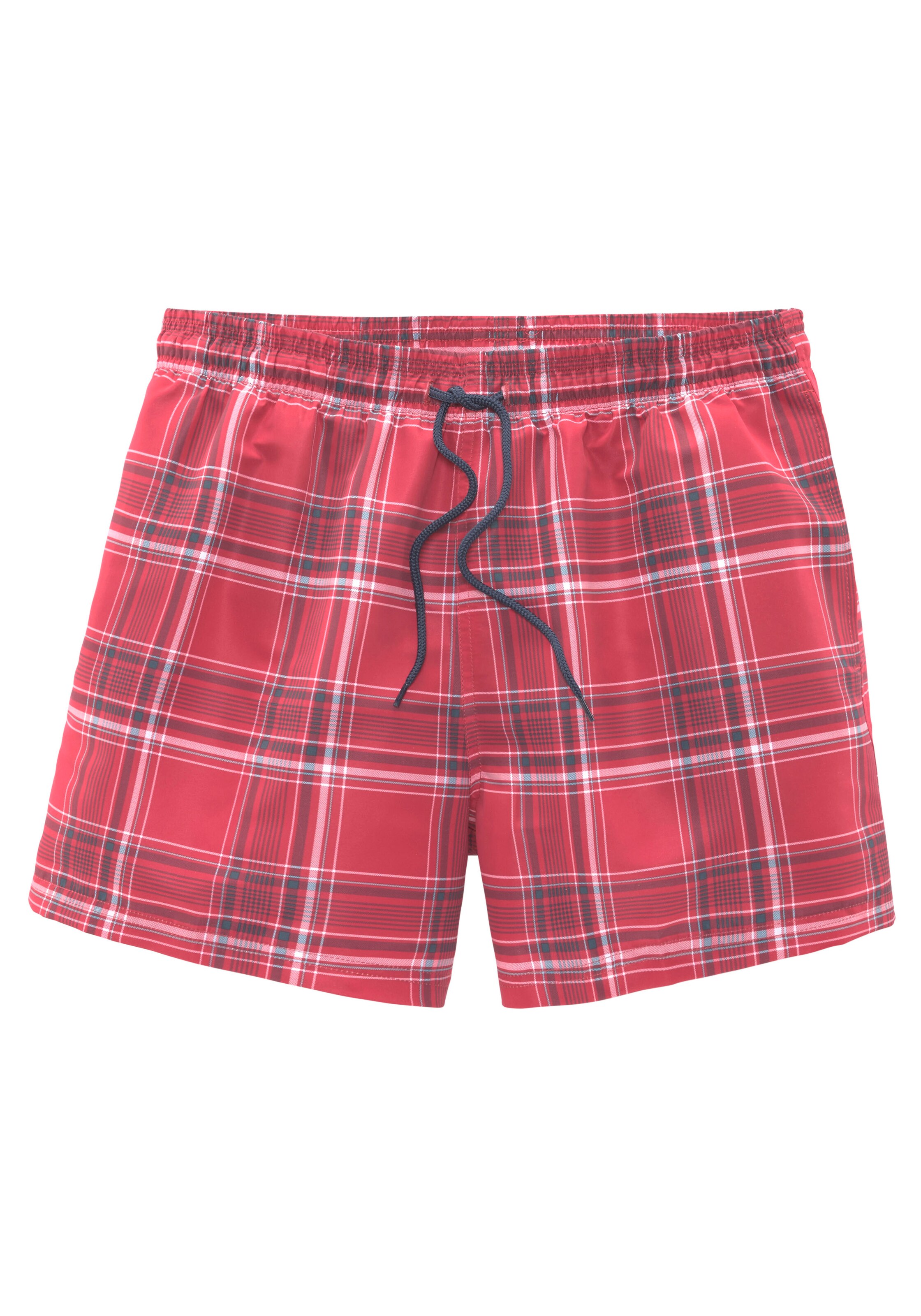 H.I.S Board Shorts in Red: front