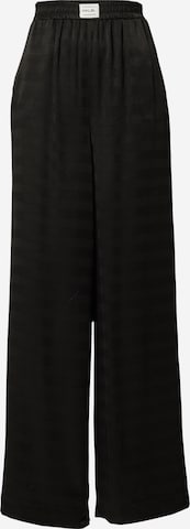 Karo Kauer Wide leg Trousers in Black: front