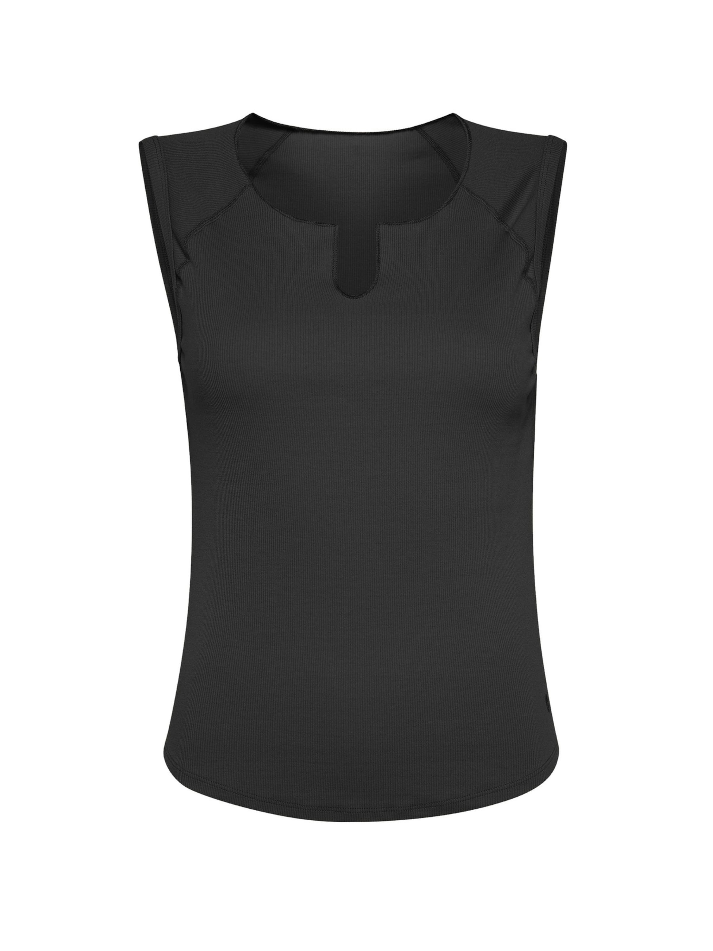 Top di DEHA in nero: frontale