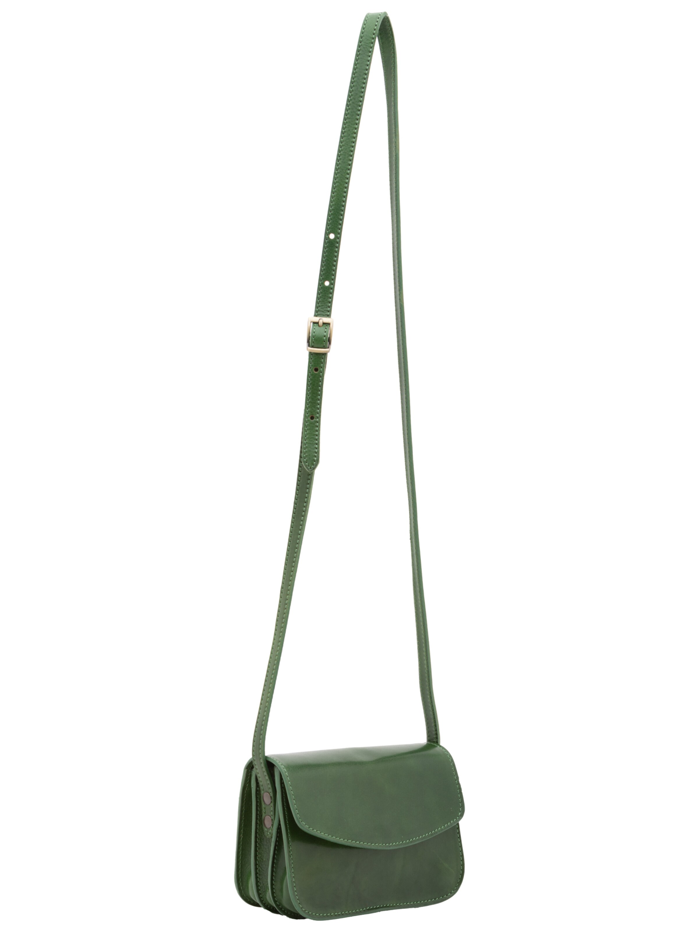 Viola Castellani Crossbody Bag in Green: front