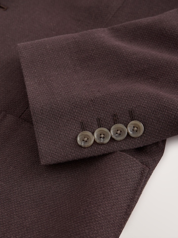 Next Slim Fit Sakko in Braun