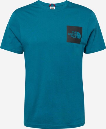 T-Shirt 'FINE' THE NORTH FACE en bleu : devant