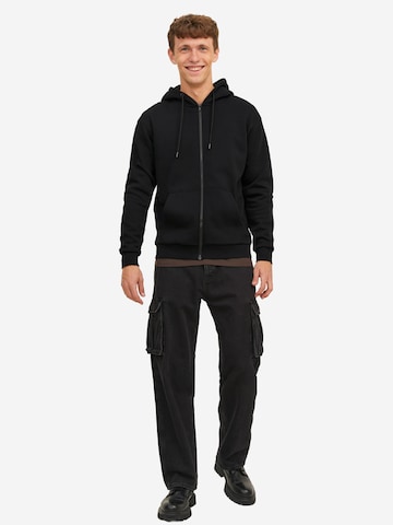 JACK & JONES Sweatjacke 'Bradley'‌‌‌‌ in Schwarz