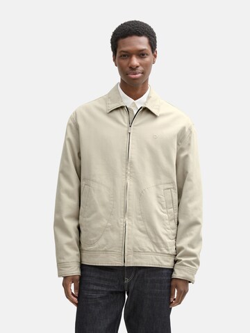 TOM TAILOR DENIM Between-season jacket in Beige: front