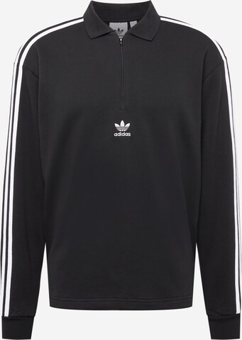 ADIDAS ORIGINALS Sweatshirt 'Adicolor 3-Stripes ' in Zwart: voorkant