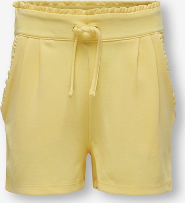 Regular Pantalon KIDS ONLY en jaune : devant
