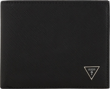 GUESS Wallet 'Certosa' in Black: front