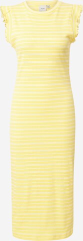 ICHI Φόρεμα 'LOUISANY' σε κίτρινο: μπροστά