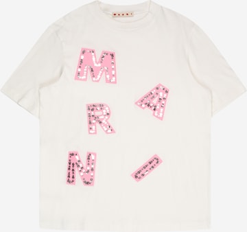 T-Shirt Marni en blanc : devant