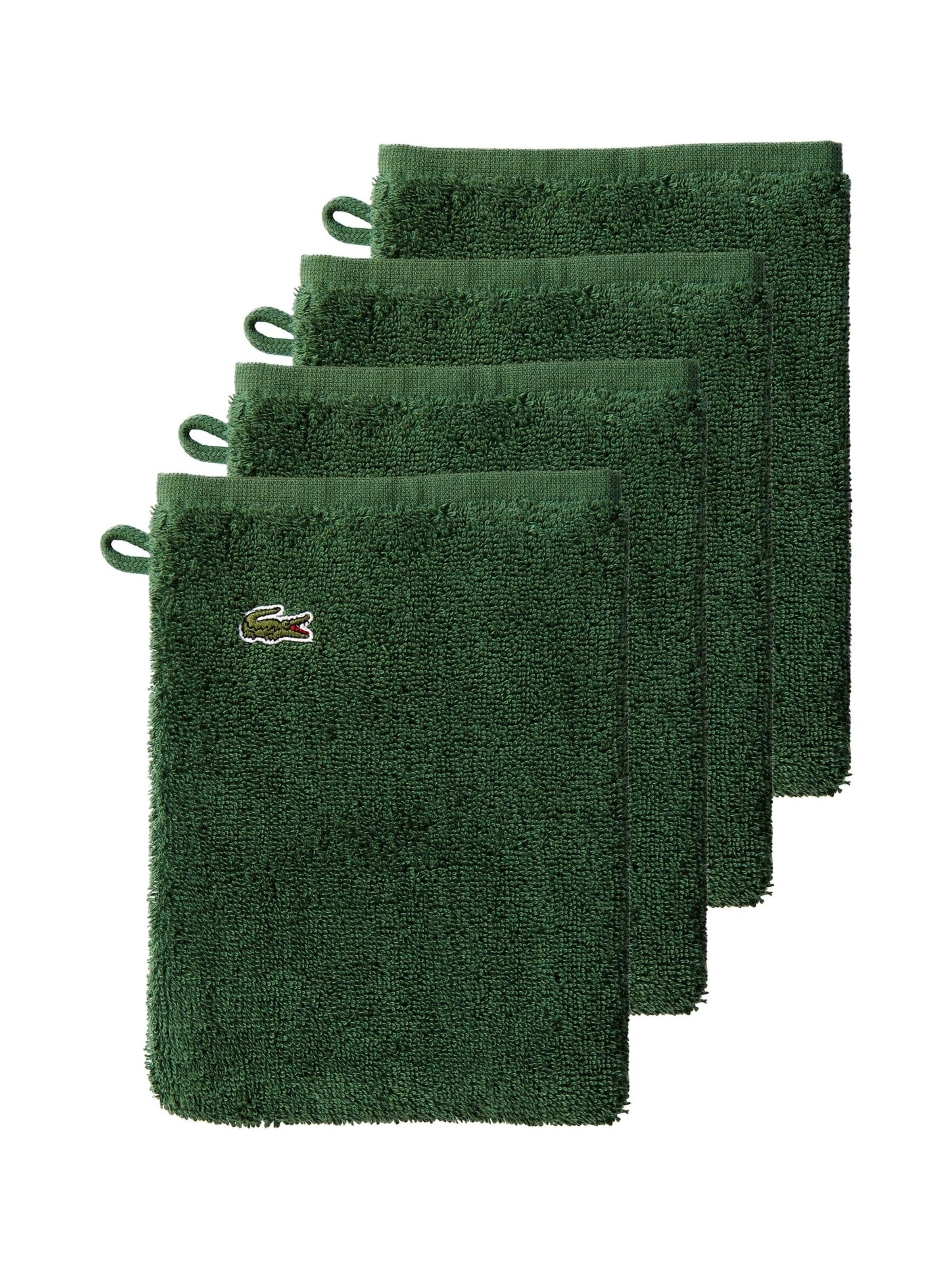 LACOSTE Handtuch 'LLECROCO'‌‌‌‌‌ in Grün: Vorderseite