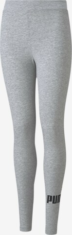 PUMA Skinny Leggings in Grijs: voorkant