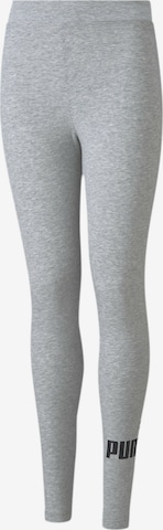 PUMA Skinny Leggings in Grijs: voorkant