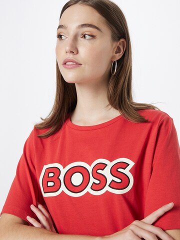 BOSS Orange - Camisa 'Ekrisp' em vermelho