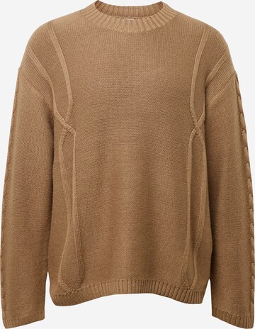 TOPMAN Sweater in Brown: front