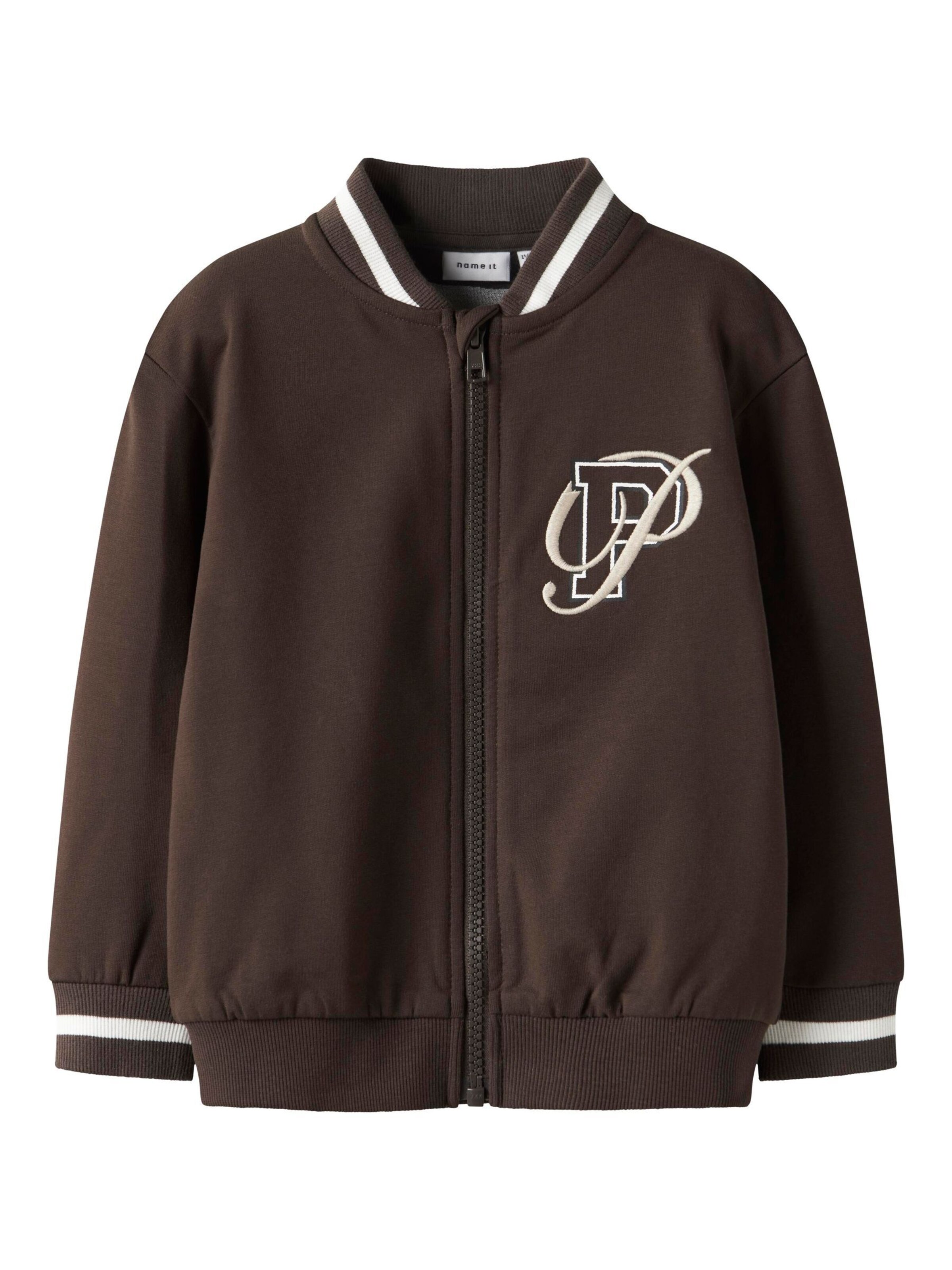 Cardigan NAME IT en marron : devant
