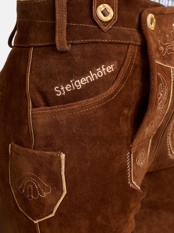 Steigenhöfer Regular Trachtenhose 'Annika'‌‌‌ in Braun