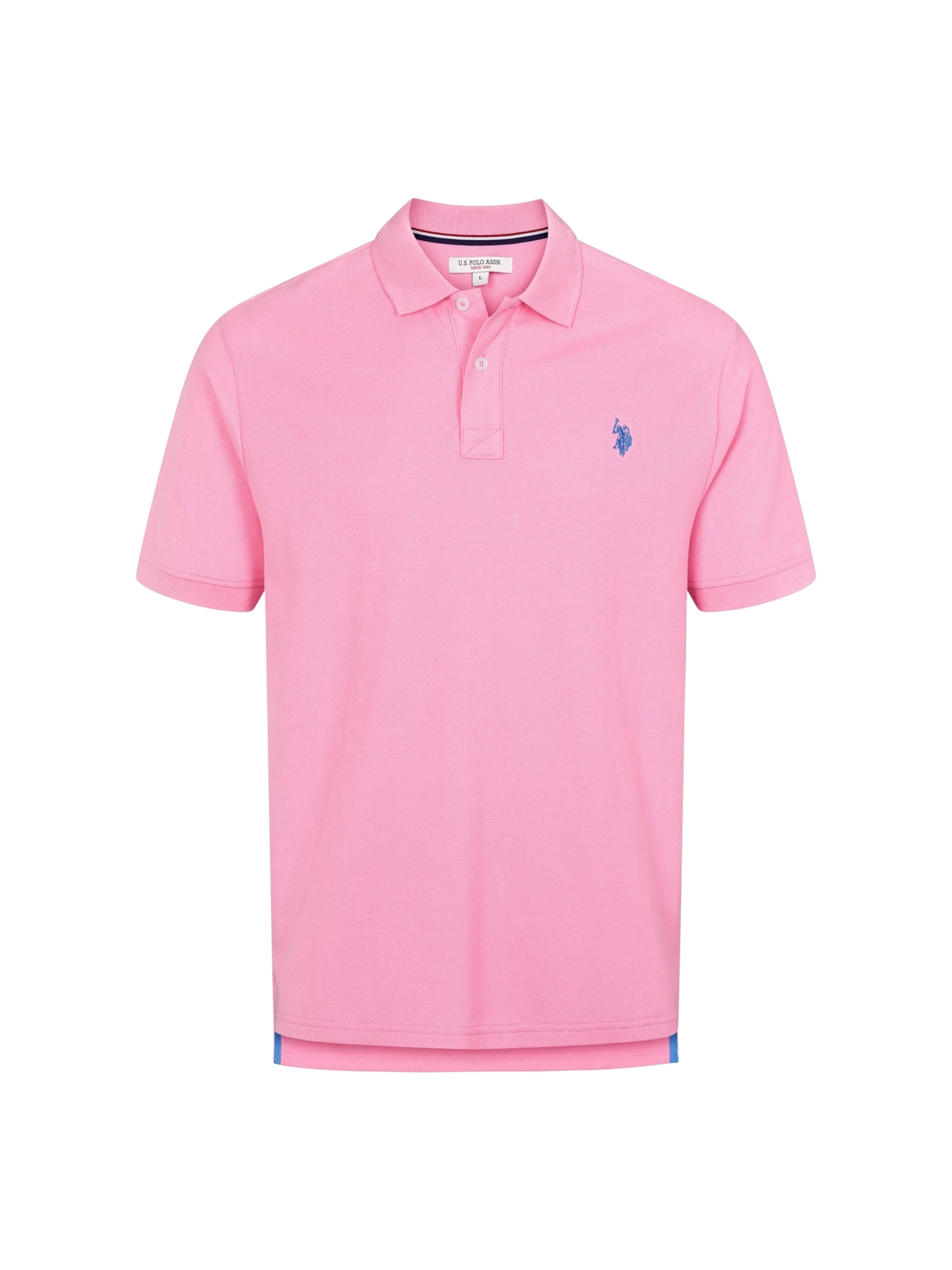 U.S. POLO ASSN. Regular fit Button Up Shirt 'Alfred' in Pink: front