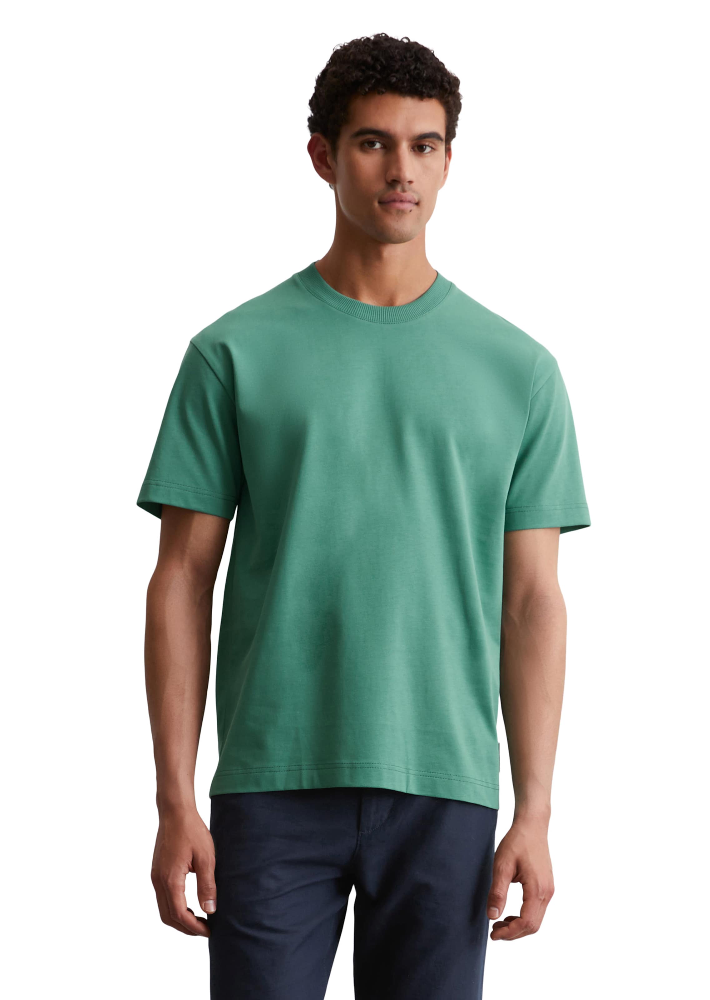 Marc O'Polo Shirt in Groen: voorkant