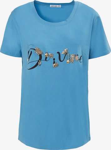 Influencer Shirt 'Dream' in Blue: front