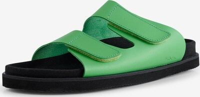 Shoe The Bear Mule 'STB-FERN VELCRO' en vert, Vue avec produit