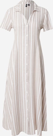 VERO MODA Платье-рубашка 'VMLINN' в Бежевый: спереди
