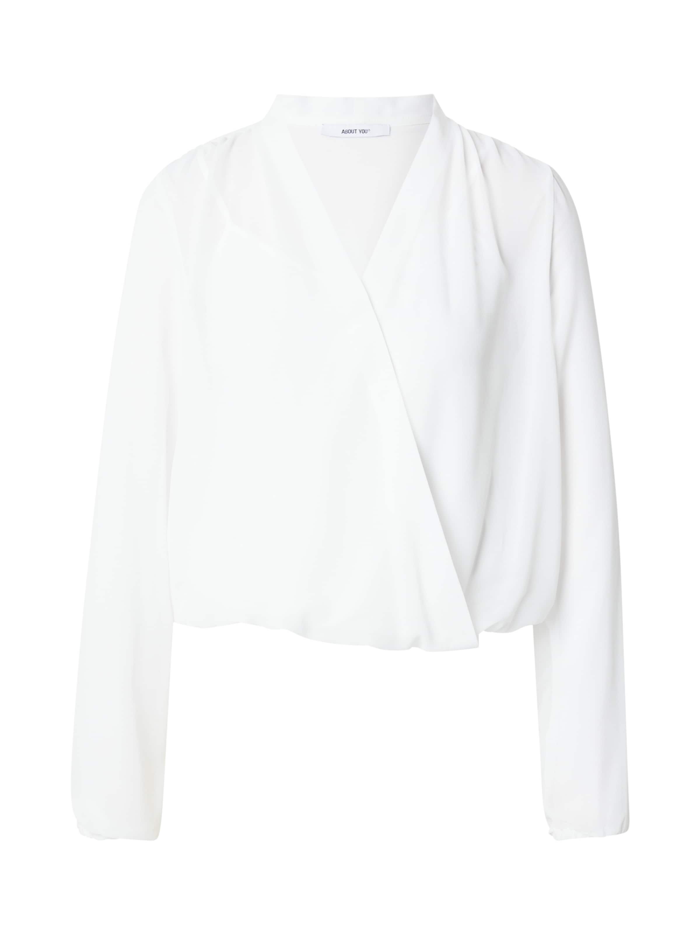 Chemisier 'Presley' ABOUT YOU en blanc : devant