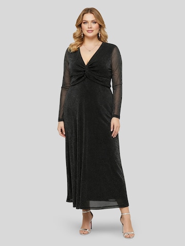 LapaPlus Cocktailjurk in Zwart