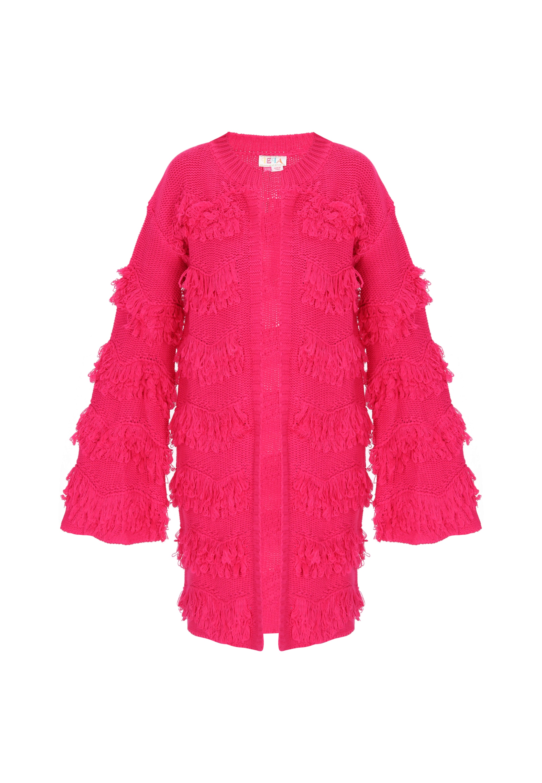 IZIA Strickjacke in Pink: Vorderseite