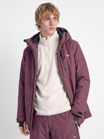Giacca per outdoor di JACK & JONES in rosso: frontale