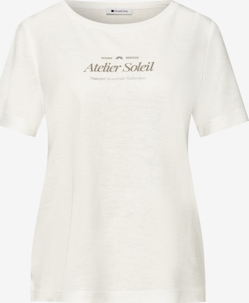 T-shirt STREET ONE en blanc : devant