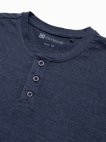 Ombre Shirt 'S1390' in Blauw