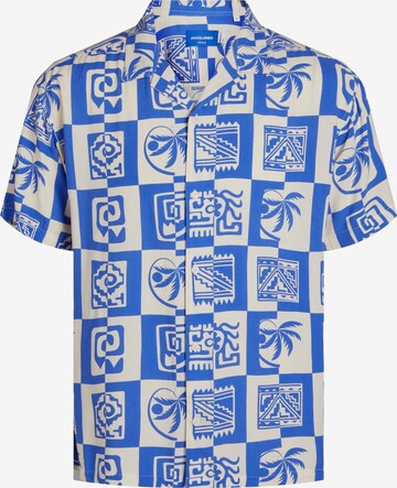 JACK & JONES Pohodlné nošení Košile 'LUKE OCEAN RESORT' – modrá: přední strana