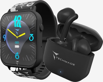 Techmade Digitaluhr 'Dreamer - Bundle-Paket' in Schwarz: Vorderseite