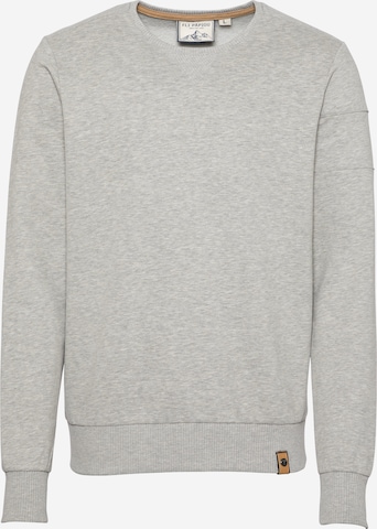 Fli Papigu Sweatshirt 'Huffin' & Puffin' in Grijs: voorkant