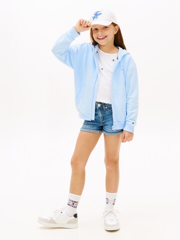 TOMMY HILFIGER Sweatjacke in Blau