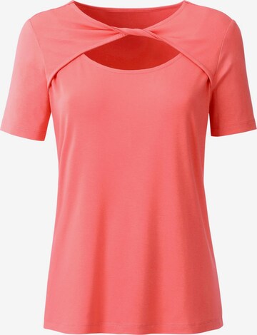 T-shirt Ashley Brooke by heine en orange : devant