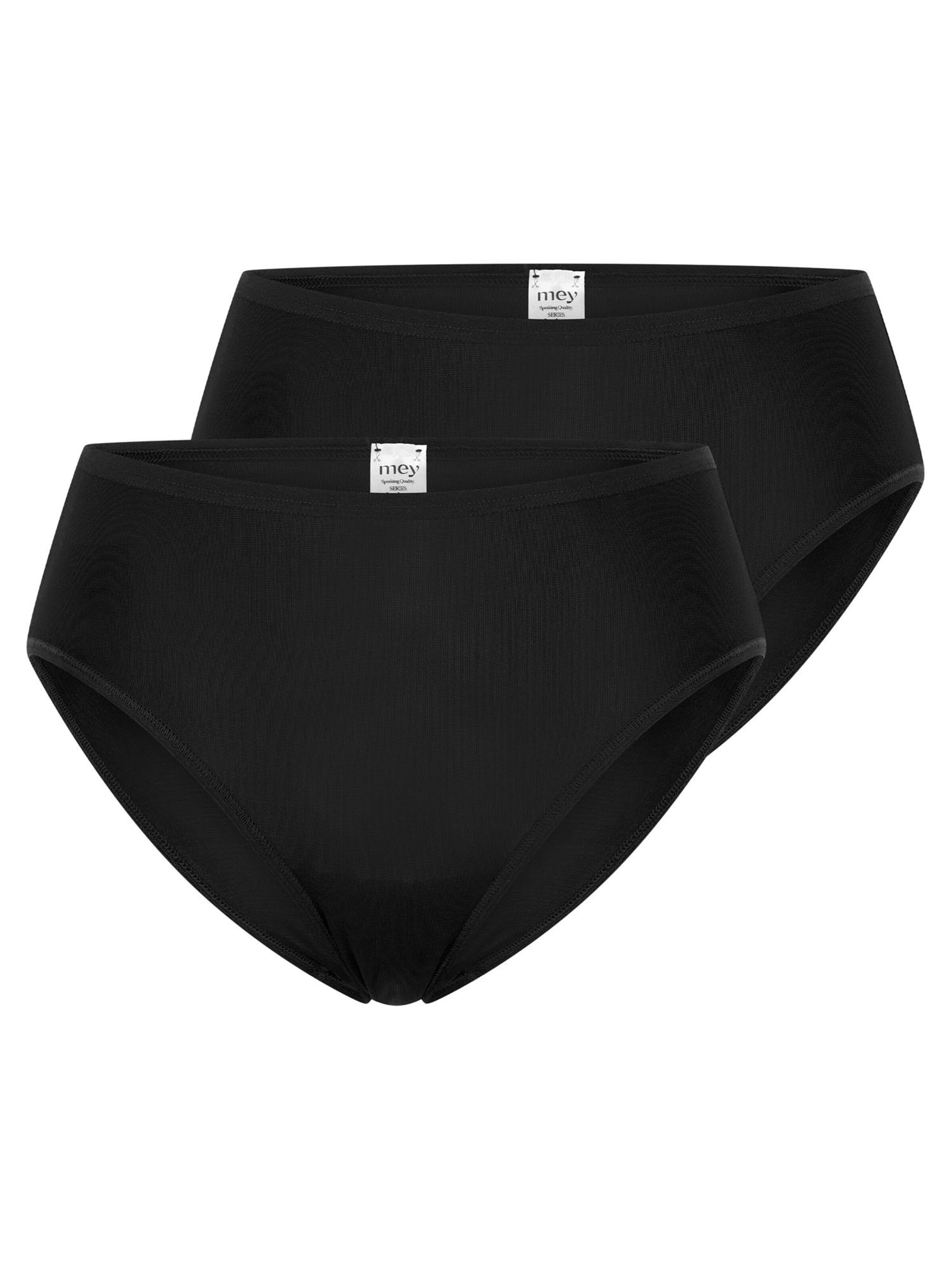 Mey Boyshorts 'Pure Sense' in Black: front