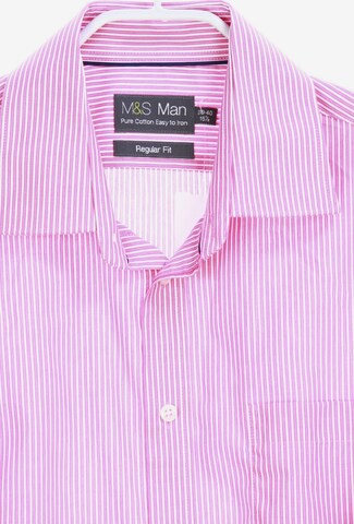 Marks & Spencer Hemd M in Pink