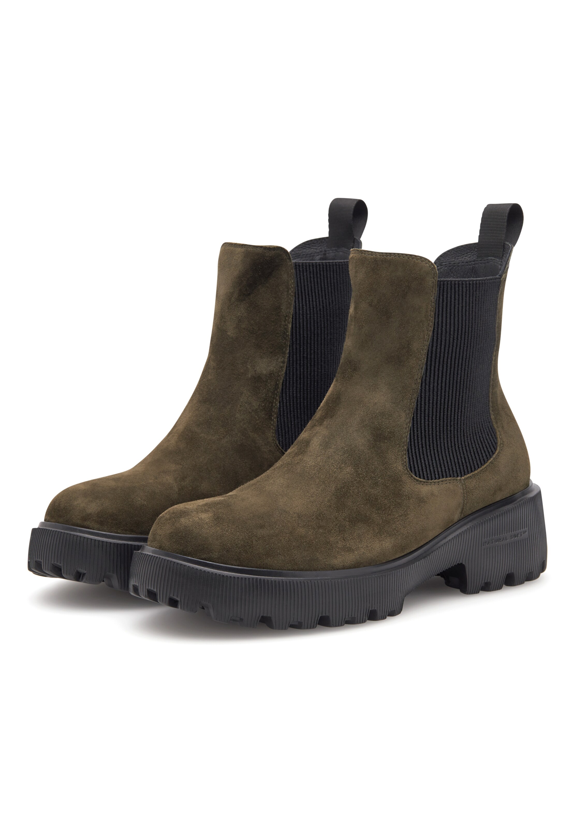 WODEN Chelsea boots ' Aya S ' in Groen