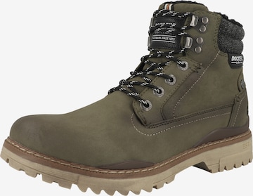 Dockers by Gerli Lace-up boots in Green: front