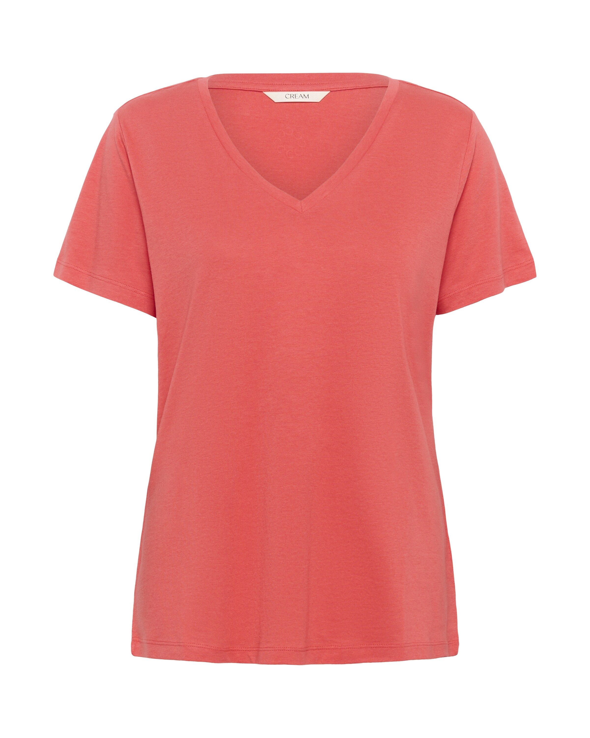 Cream Μπλουζάκι 'Naia' σε ροζ: μπροστά