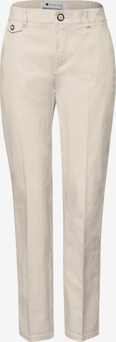 STREET ONE Slimfit Hose in Weiß: Vorderseite