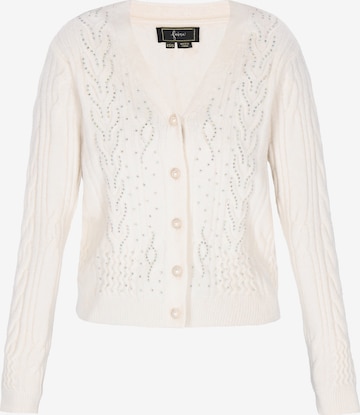 faina - Cárdigan en blanco: frente