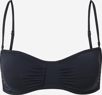 ROXY Bandeau Bikini felső - fekete: elől