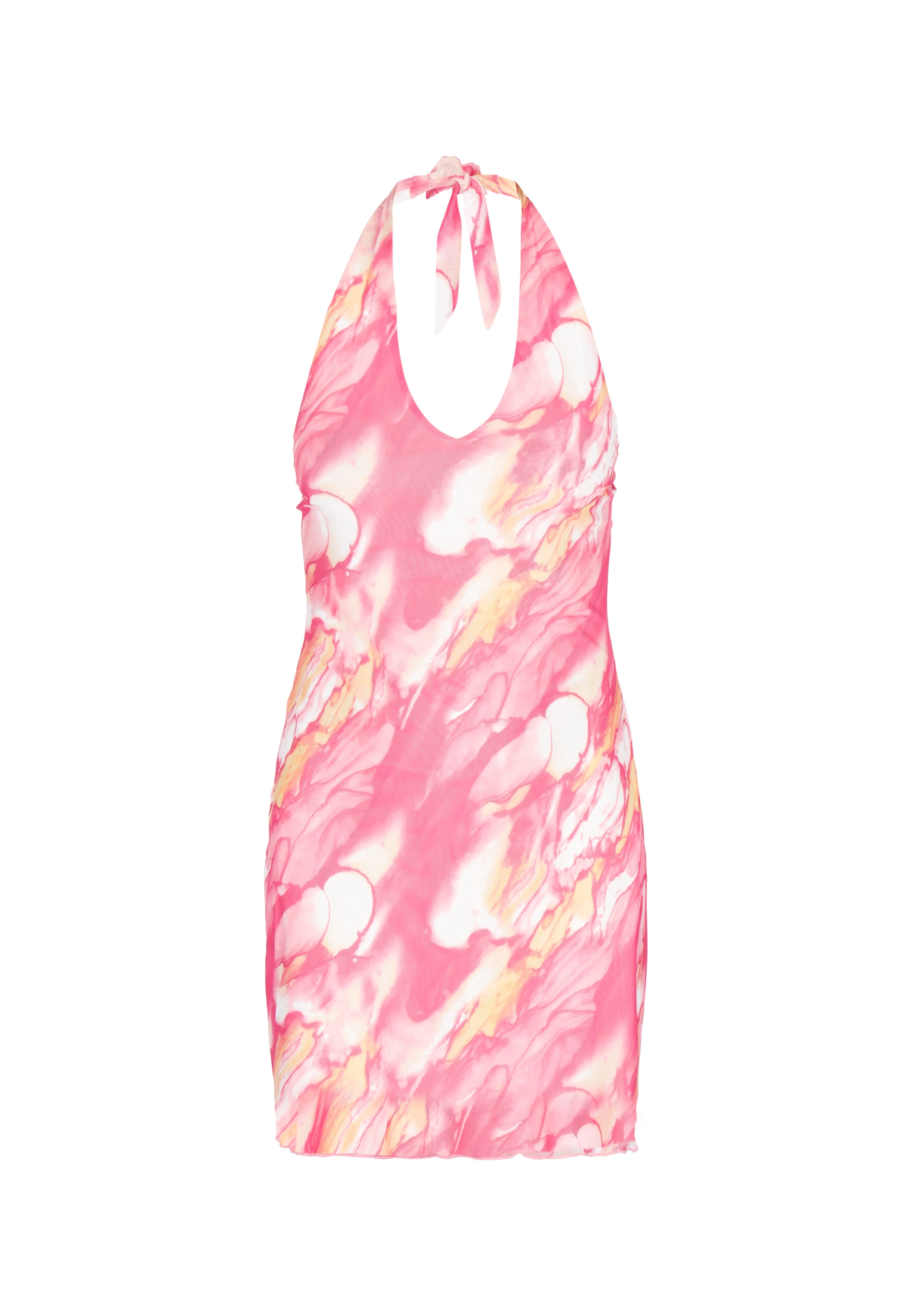 Robe IZIA en rose : devant