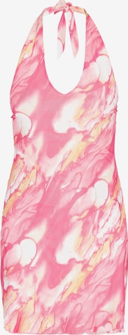 IZIA - Vestido em rosa: frente